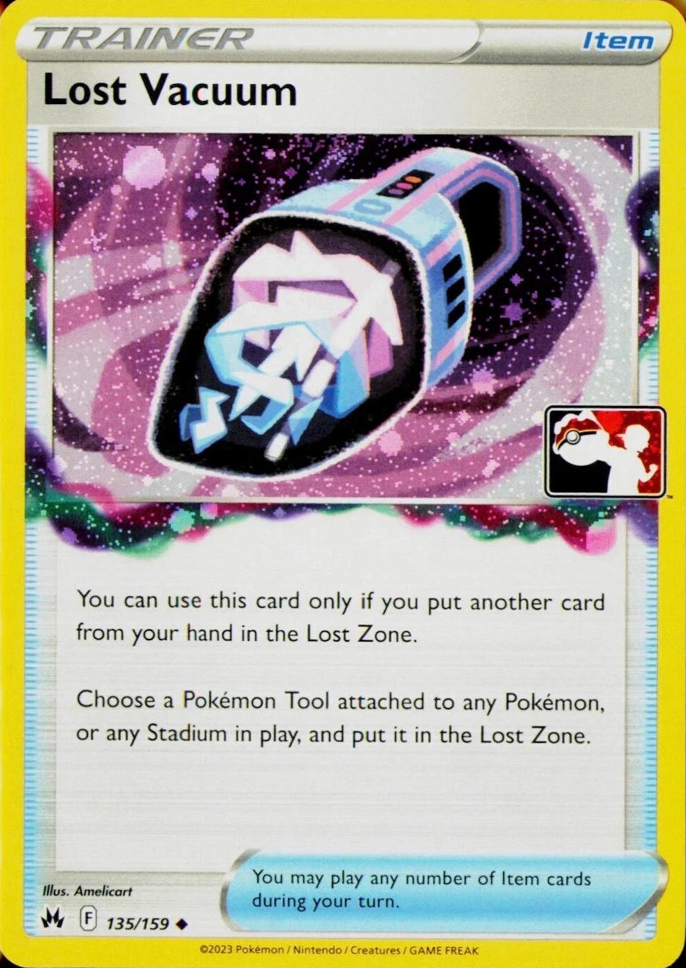 Crown Zenith Lost Vacuum [Prize-Pack-Cosmos-Holo] Pokémon card